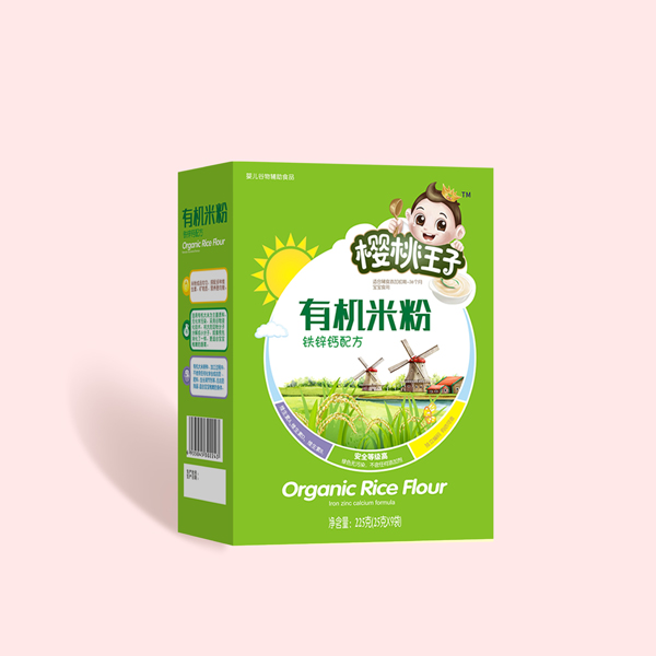 櫻桃王子有機(jī)米粉-鐵鋅鈣配方 盒裝