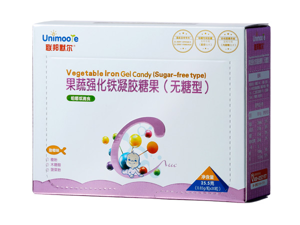 聯(lián)邦默爾果蔬強(qiáng)化鐵凝膠糖果(無糖型)