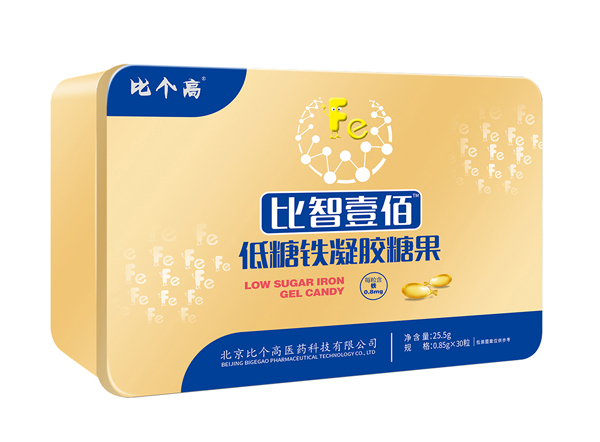 比個(gè)高比智壹佰低糖鐵凝膠糖果