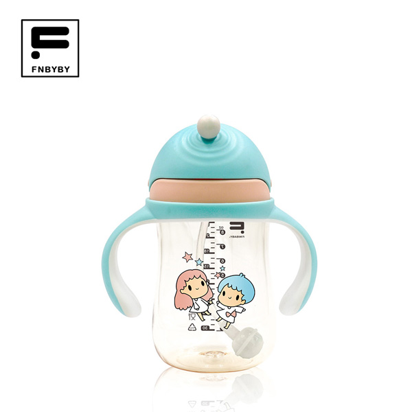 菲尼貝貝B2221防噴漏PPSU吸管杯240ml