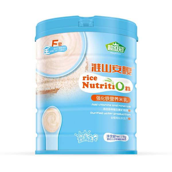 超級(jí)冠淮山安腹強(qiáng)化鐵營(yíng)養(yǎng)米乳