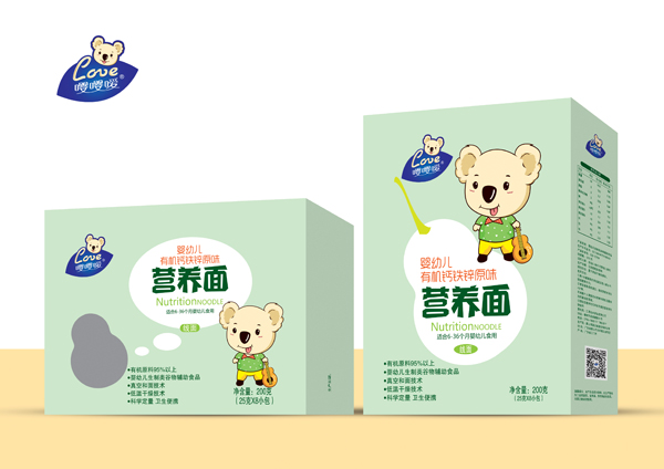 嚶嚶噯有機(jī)鈣鐵鋅原味營養(yǎng)面