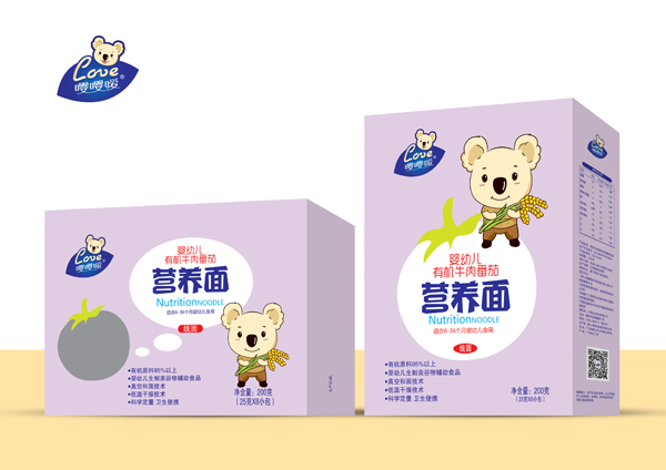 嚶嚶噯有機(jī)牛絨番茄營養(yǎng)面