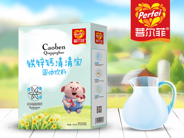 菩爾菲鈣鐵鋅清清寶盒裝