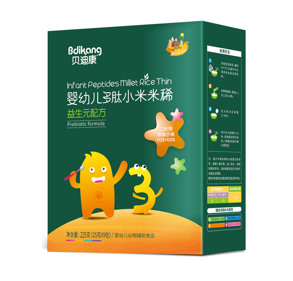 貝迪康多肽小米米稀 益生元配方 盒裝