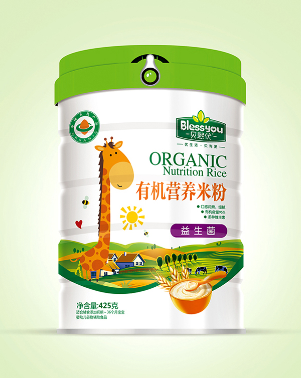 貝熙優(yōu)一標(biāo)一碼有機(jī)米粉425克聽裝(益生菌).jpg