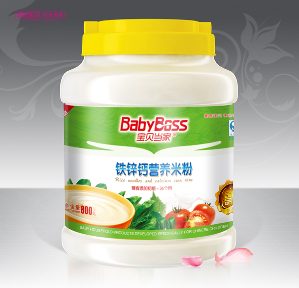 寶貝當(dāng)家鈣鐵鋅營養(yǎng)米粉 800g桶裝