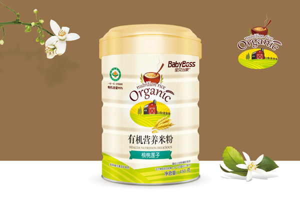 寶貝當(dāng)家核桃蓮子有機(jī)營(yíng)養(yǎng)米粉 聽裝