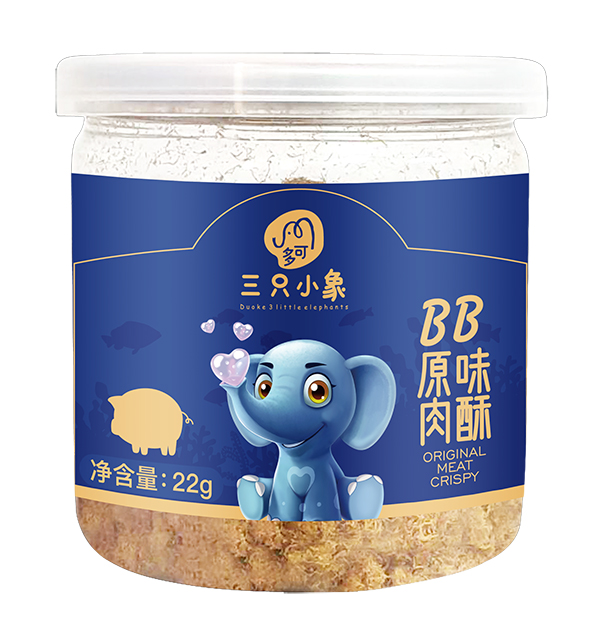 多可三只小象原味肉酥