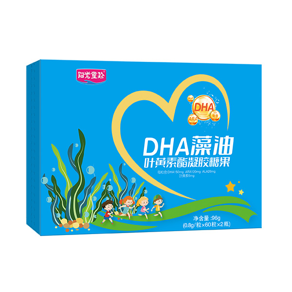 陽光童珍DHA藻油葉黃素酯凝膠糖果