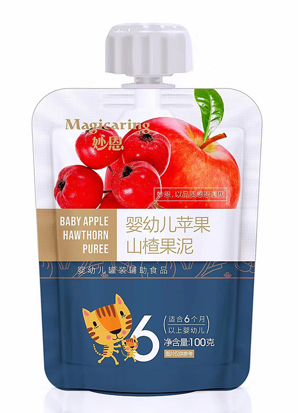妙恩嬰幼兒蘋(píng)果山楂果泥