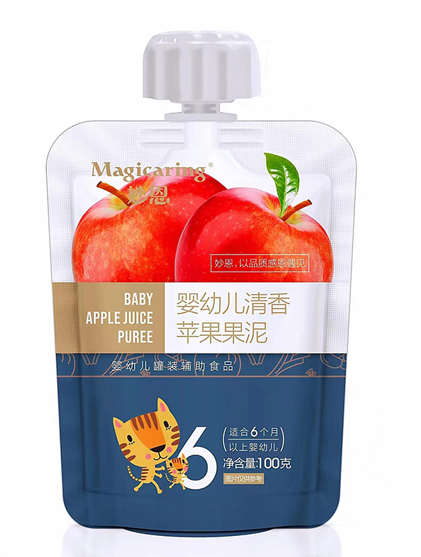 妙恩嬰幼兒清香蘋(píng)果果泥