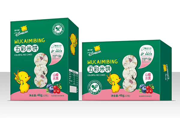 迪米熊五彩米餅-山楂水果