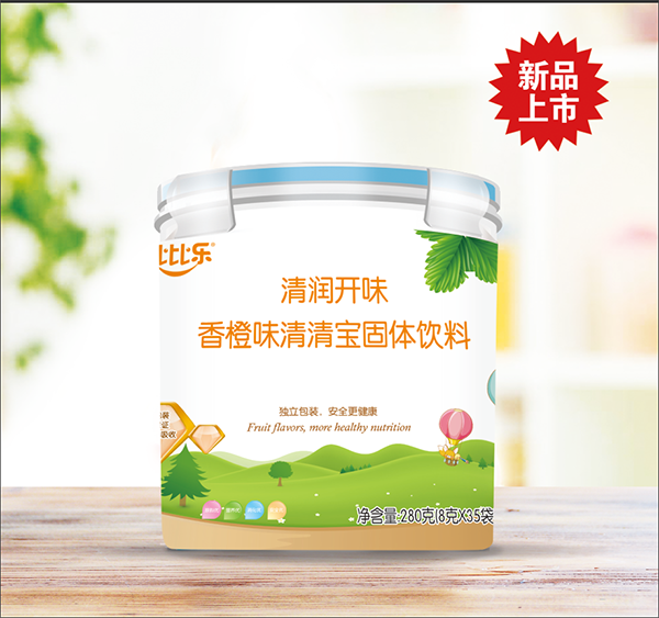 比比樂(lè)清潤(rùn)開(kāi)味香橙味清清寶