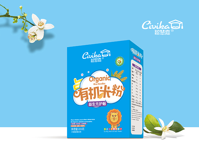 智慧嘉有機米粉盒裝 益生元護暢