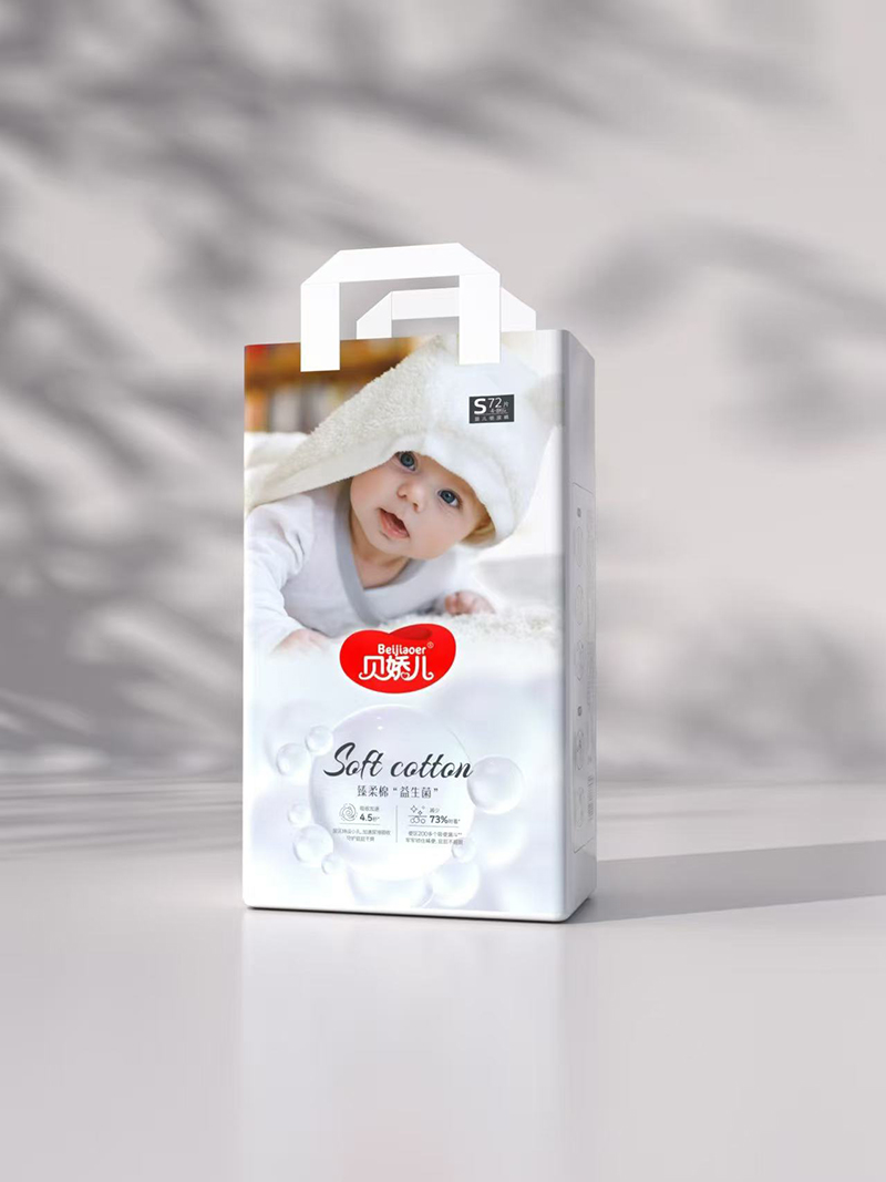 貝嬌兒臻柔棉益生菌嬰兒紙尿褲S72