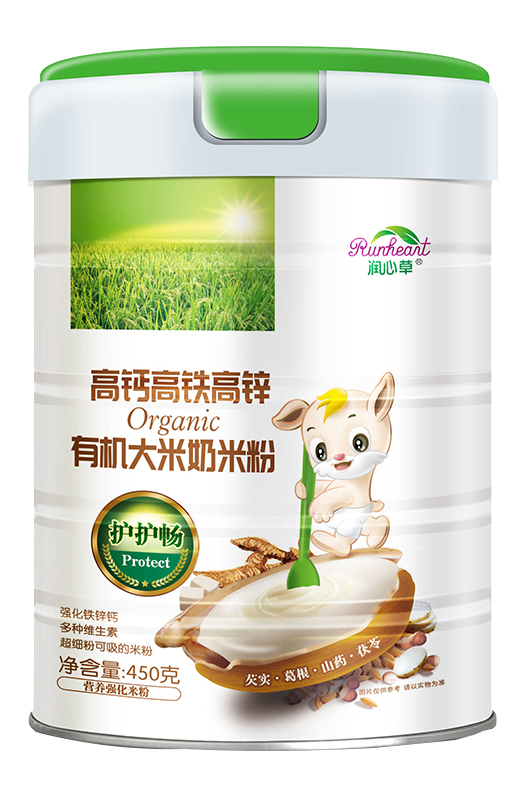 潤心草高鈣高鐵高鋅有機大米奶米粉