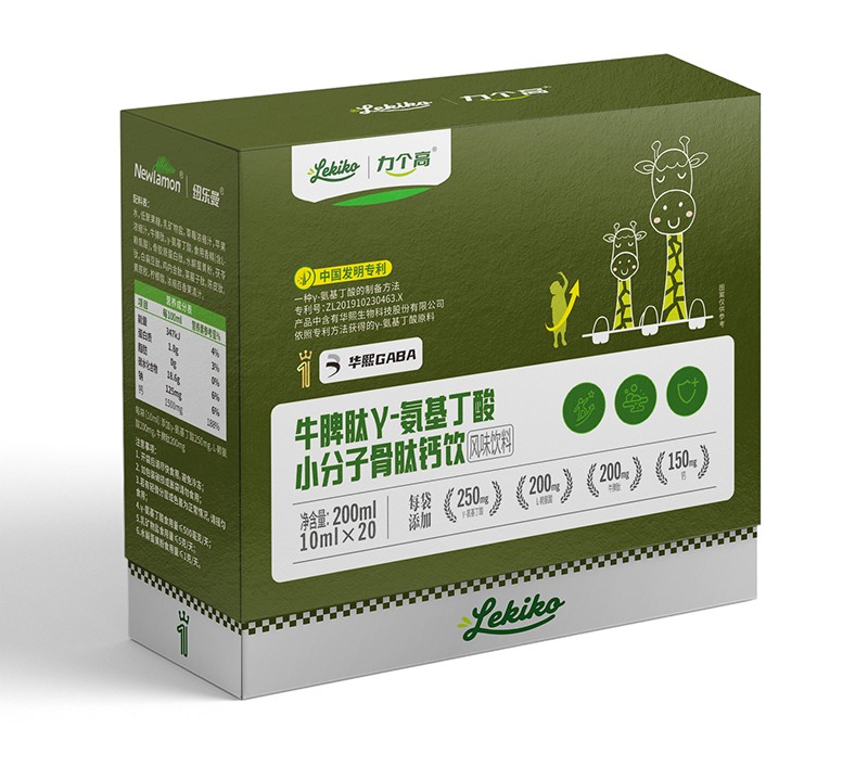 力個(gè)高牛脾肽γ-氨基丁酸小分子骨肽鈣飲