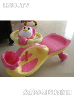 尼爾樂(lè)粉色扭扭車