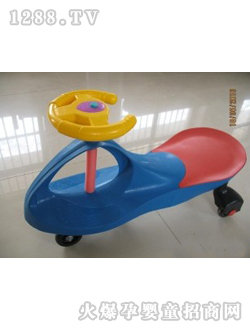 尼爾樂(lè)藍(lán)紅兒童扭扭車