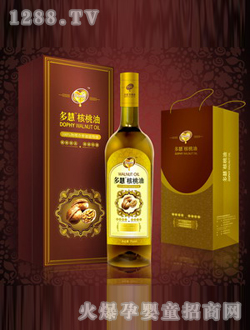 多慧核桃油750ml單瓶禮品裝