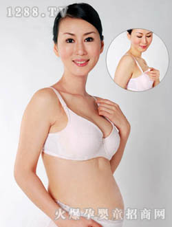 孕唯美3/4杯提花文胸