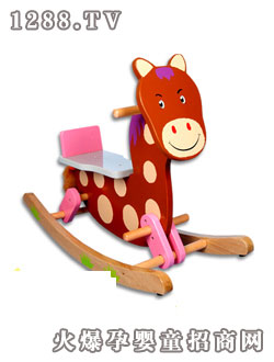 比好原木大號-棕色馬