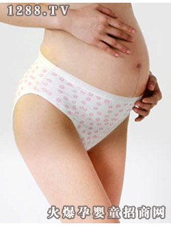 孕唯美低腰印花yunf褲