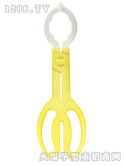 盛洲硅膠奶瓶夾黃柄