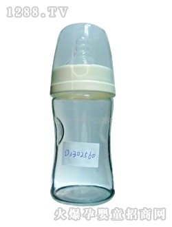 嬰博士弧形晶鉆玻璃奶瓶130ml