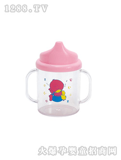 快樂寶兒學(xué)飲杯粉色