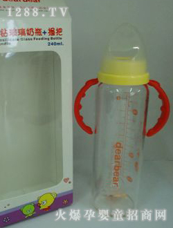 奧兒寶晶鉆玻璃標(biāo)準(zhǔn)奶瓶240ml