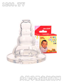 晶愛盒裝標(biāo)準(zhǔn)口徑母乳實(shí)感圓孔奶嘴