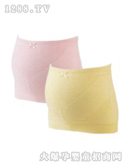 犬印天然面料托腹帶