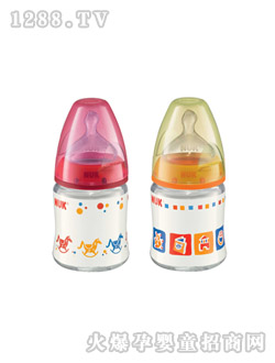 NUK寬口玻璃奶瓶