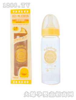 黃色小鴨玻璃奶瓶系列