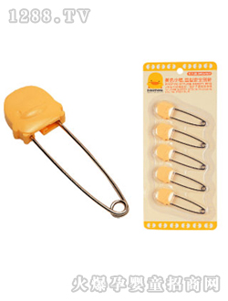 黃色小鴨造型安全別針5入