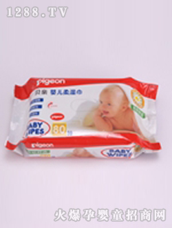 貝親yinge柔濕巾80片補(bǔ)充裝