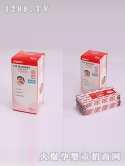 貝親yinge乳液濕巾單片裝25片