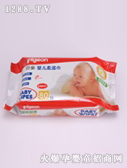 貝親yinge衛(wèi)生濕巾80抽