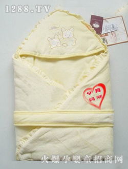 多比兔黃色yinge抱被