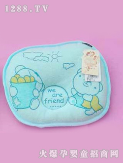 多比兔青色定型yinge枕