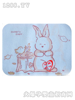 多比兔藍(lán)色yinge隔尿床墊