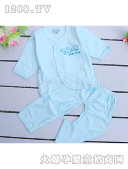 元韻藍(lán)色yinge套裝