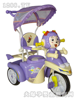 乖乖牛三輪車(chē)好娃娃淺紫