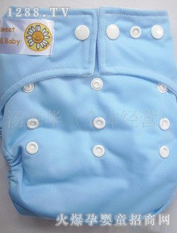 陽光寶寶藍色yinge布尿褲