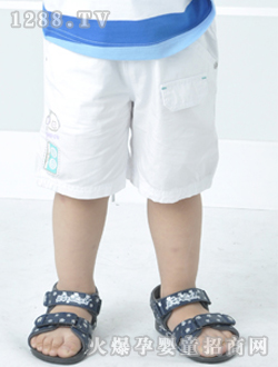 小豬班納白色yinge梭織中褲