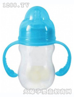 華惠300ml寬口雙柄PP奶瓶