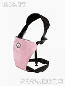 抱抱熊粉色yinge背袋