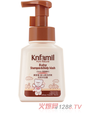 康嬰健yinge草本舒爽洗發(fā)沐浴露